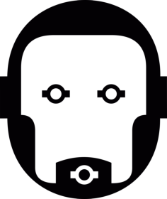 Robot Face Vinyl Svg File, Free Vectors File